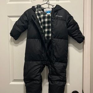 Columbia Baby Black Bunting Snowsuit Unisex Size 12-18 Months